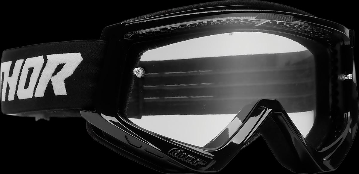 GOGGLE COMBAT RACER BK/WH*
