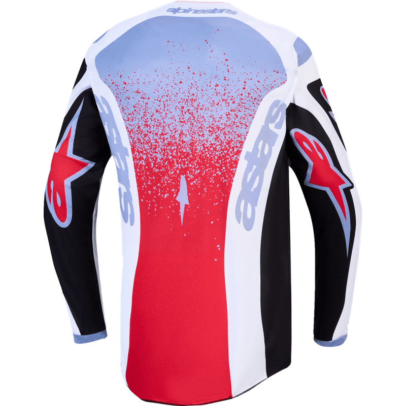 JERSEY FLUID DRAG BK/WH/BL/RD — photo 2
