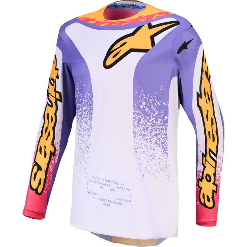 JERSEY YTH FLUID DRAG LIL/BLU/GLD