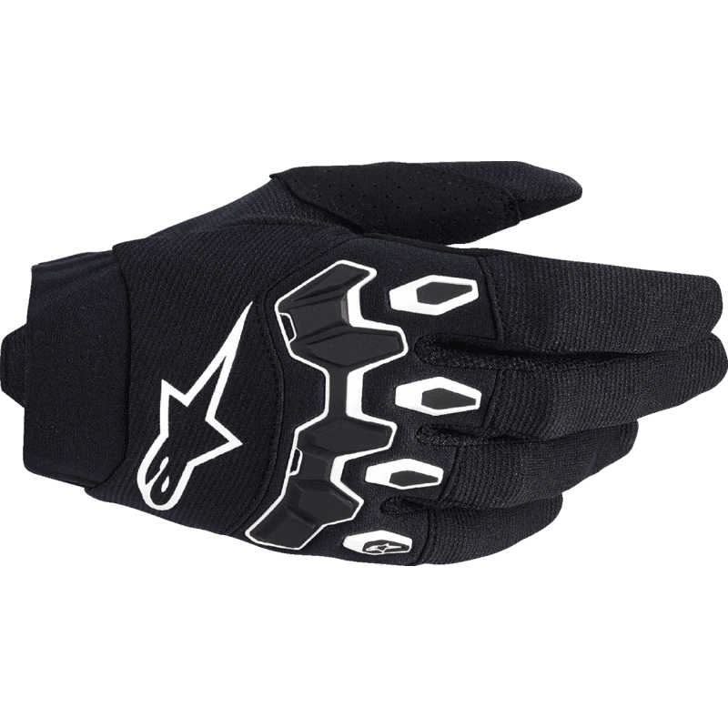 GLOVES MX FULL BORE V2 BLK/WHT