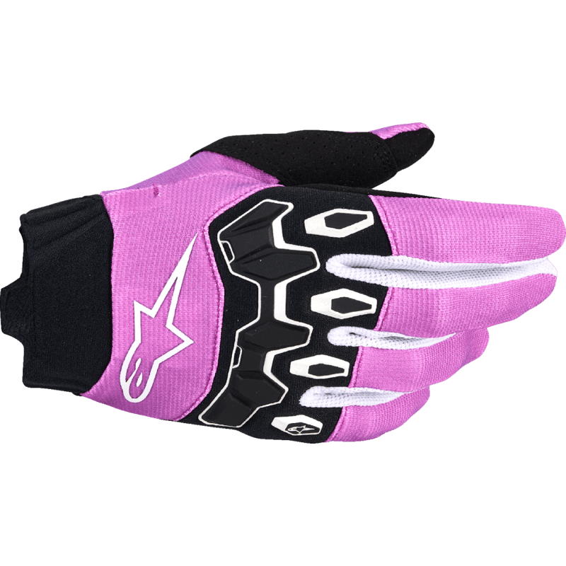 GLOVES 4W F BORE V2 WHT/PNK FLUO/BLK