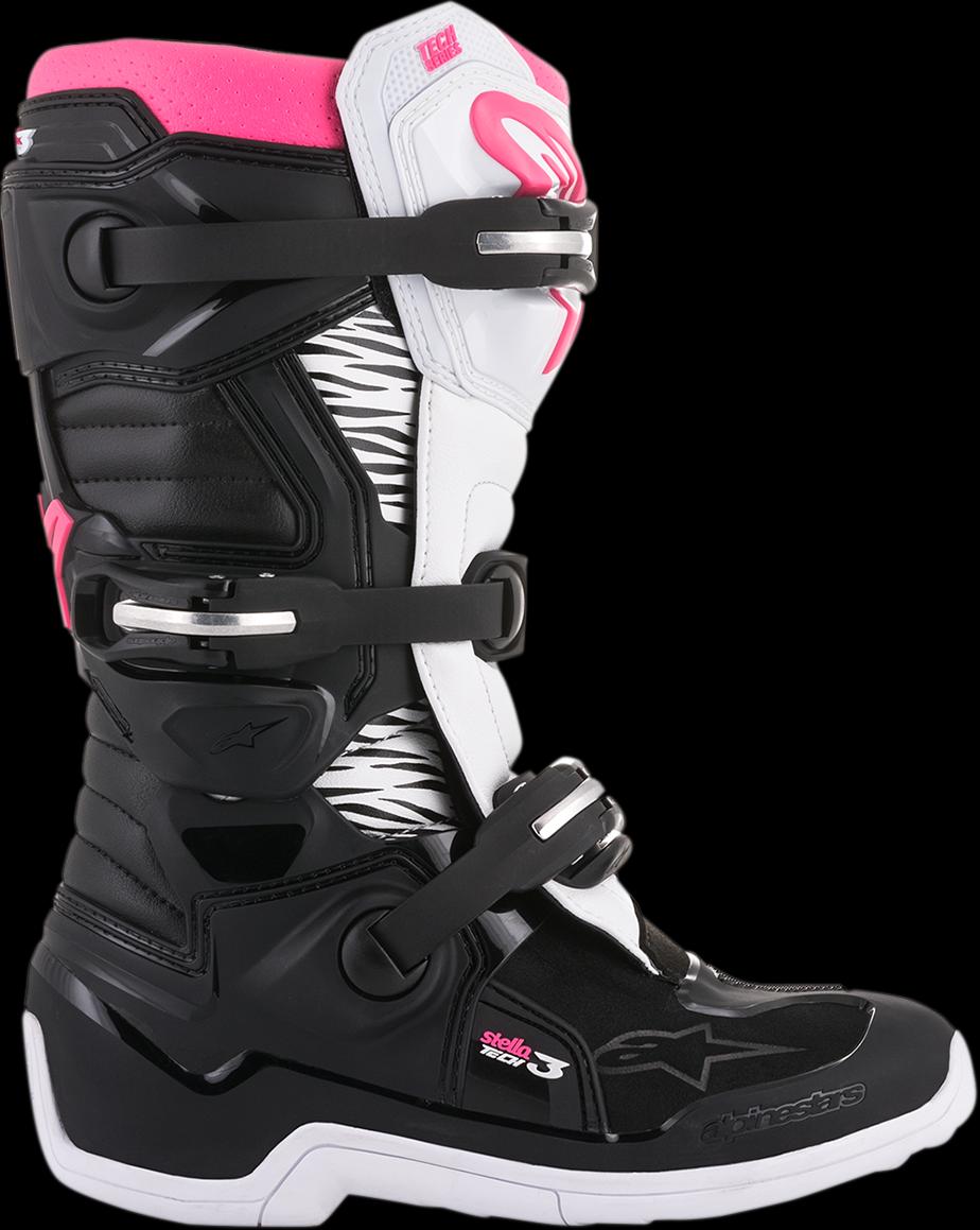 BOOT 4W TECH 3 BK/WT/PK 8 — photo 4