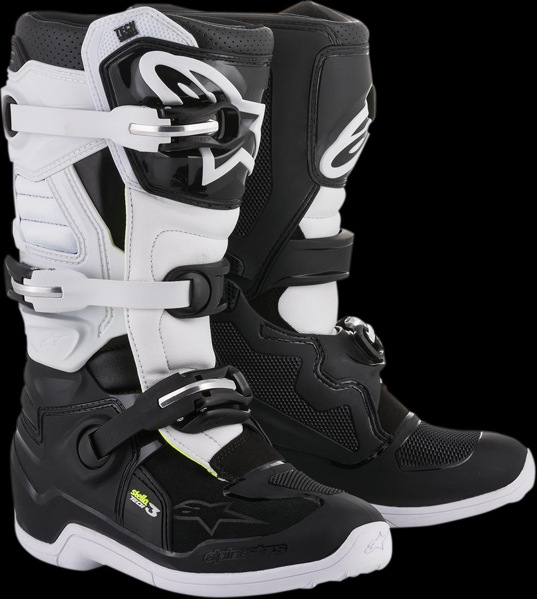 BOOT 4W TECH 3 BK/WT 7