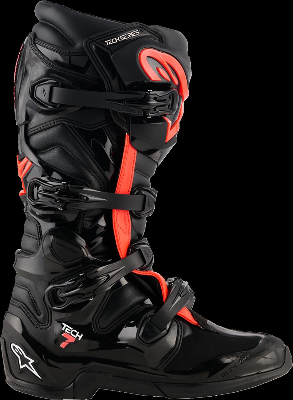 BOOT TECH 7(25) BK/RED FLUO 10 — photo 2