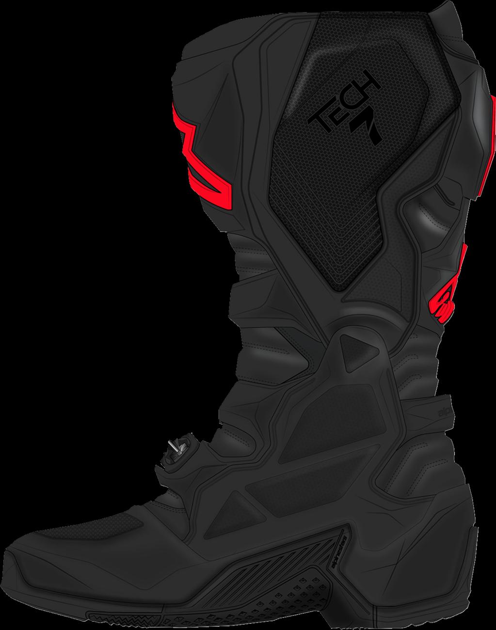 BOOT TECH 7(25) BK/RED FLUO 10 — photo 3