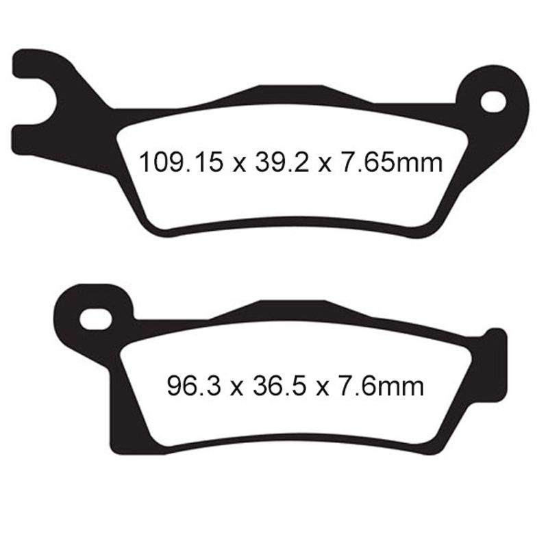 EBC Plaquettes de frein - série x - FA617X