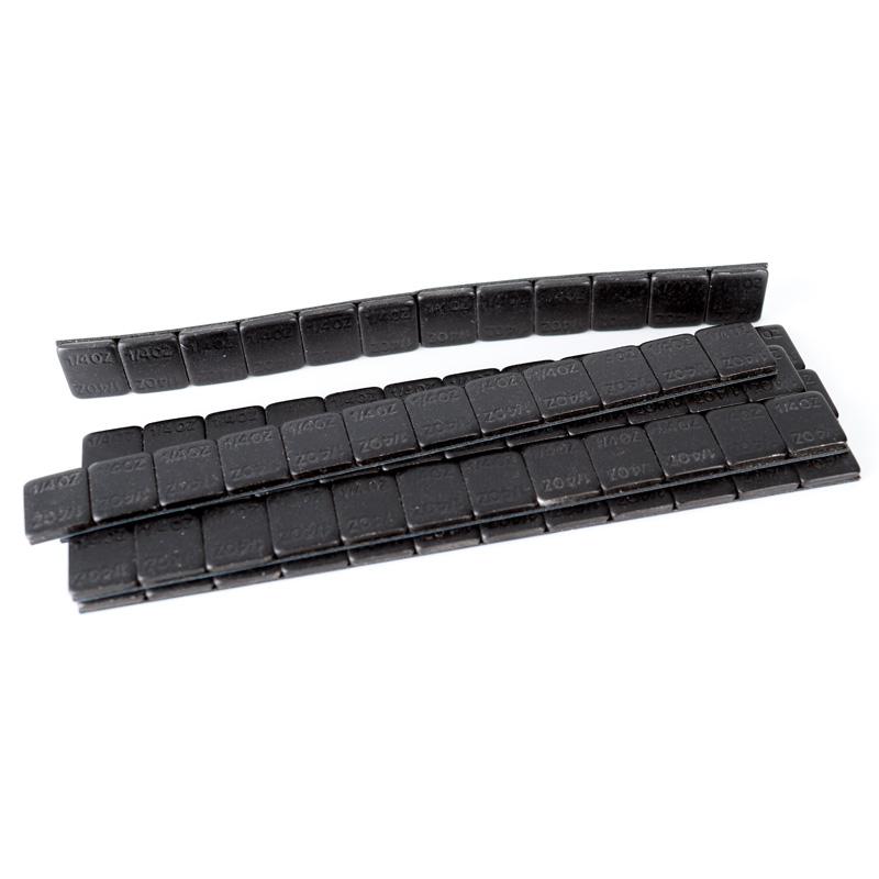 ITL Poids à coller prédécoupés 30 x 12 x 1/4OZ (360PCS) noir