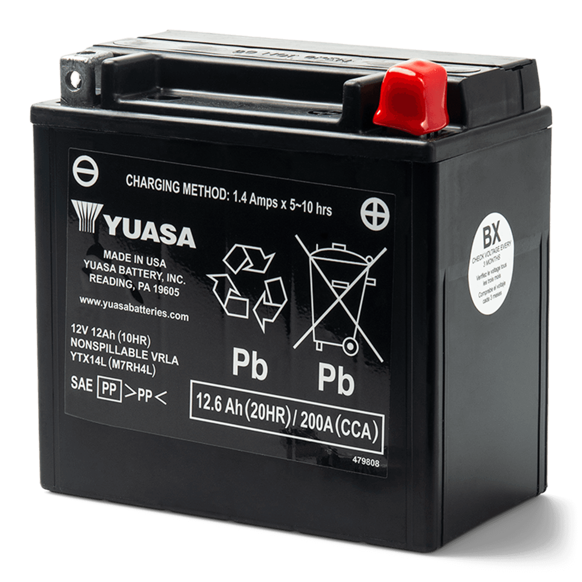 Sea-Doo Batterie Yuasa - YTX14L - AGM, activée en usine*