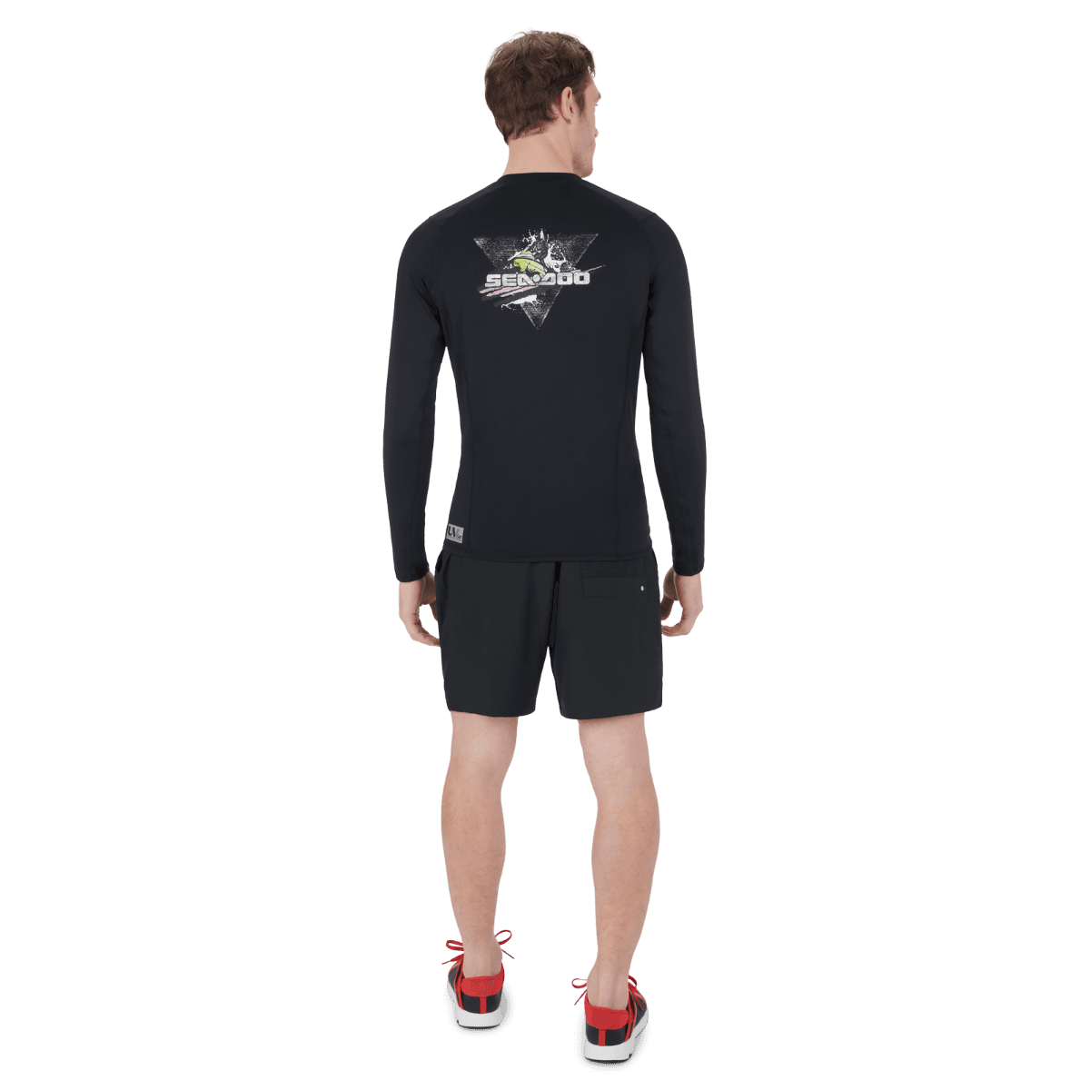 Sea-Doo Men's Printed Artwork Long Sleeve Rashguard Performance — photo 3