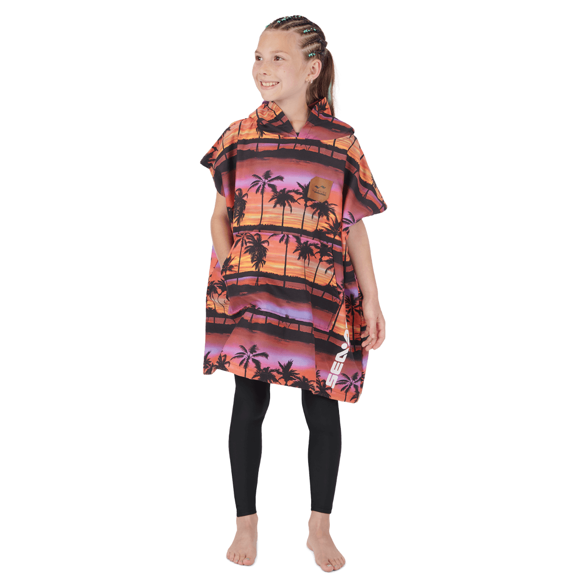 Unisex Kid’s Sea-Doo Quick Dry Poncho by Slowtide — photo 4