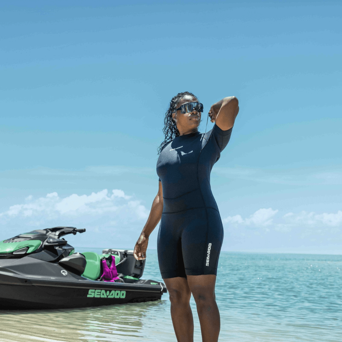 Sea-Doo Women's 2mm Neoprene Shorty Wetsuit — photo 7