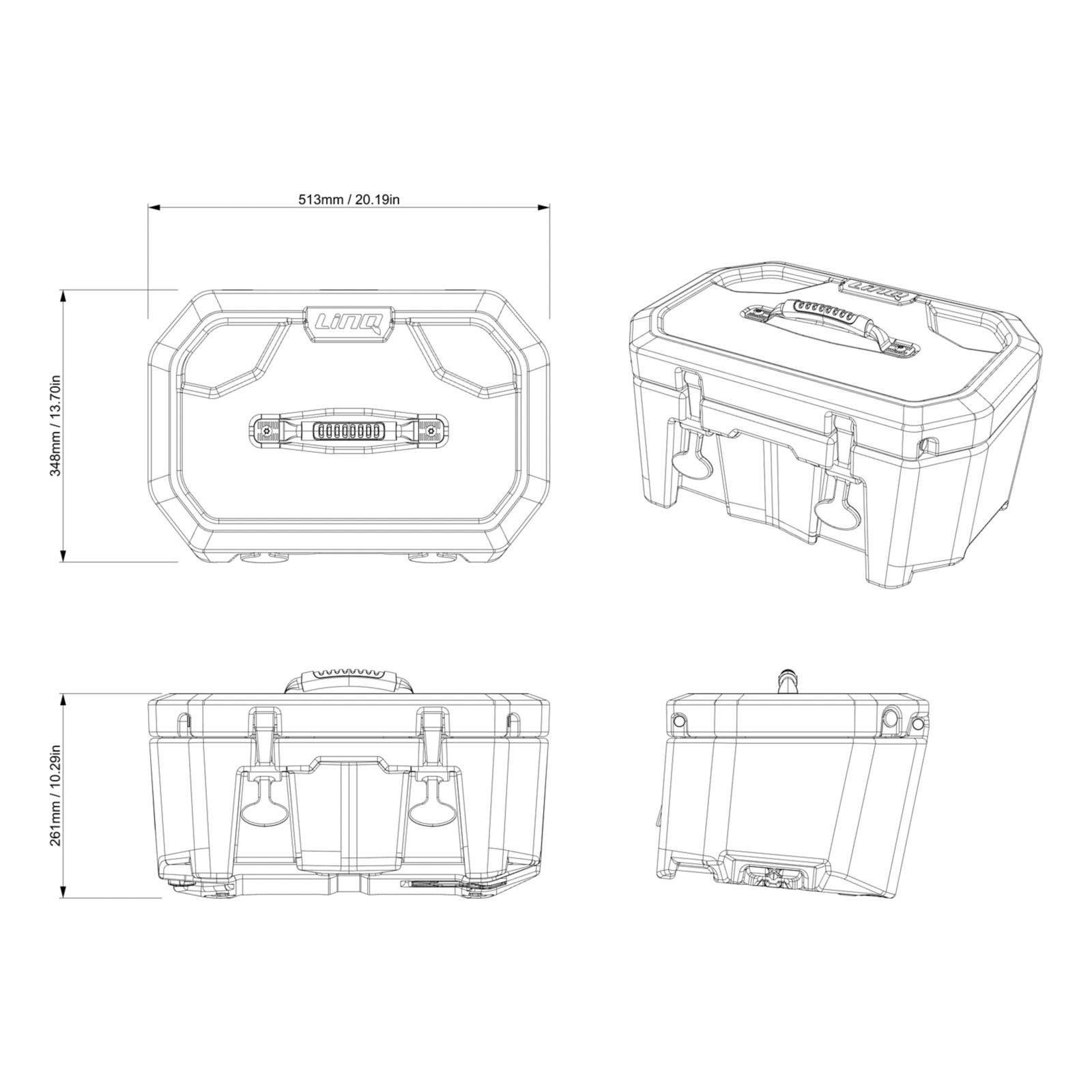 Sea-Doo Glacière rigide LinQ (16 L) — photo 6