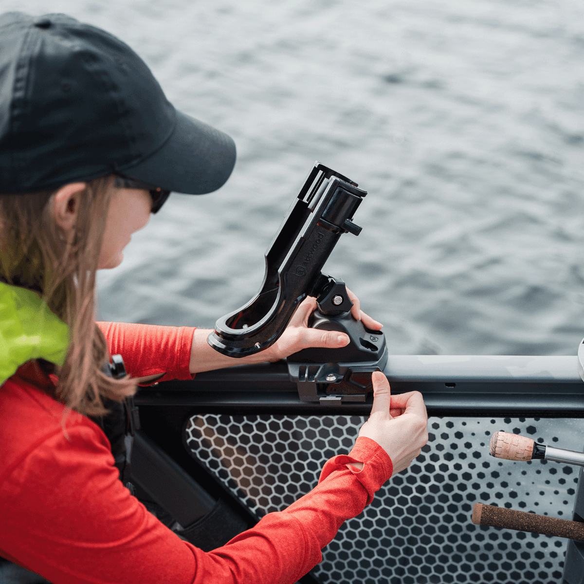 Sea-Doo Rail Rod Holder With LinQ Lite for Switch Pontoon — photo 3