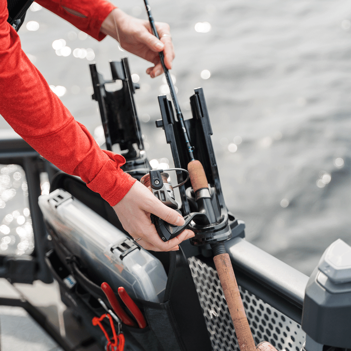 Sea-Doo Rail Rod Holder With LinQ Lite for Switch Pontoon — photo 4