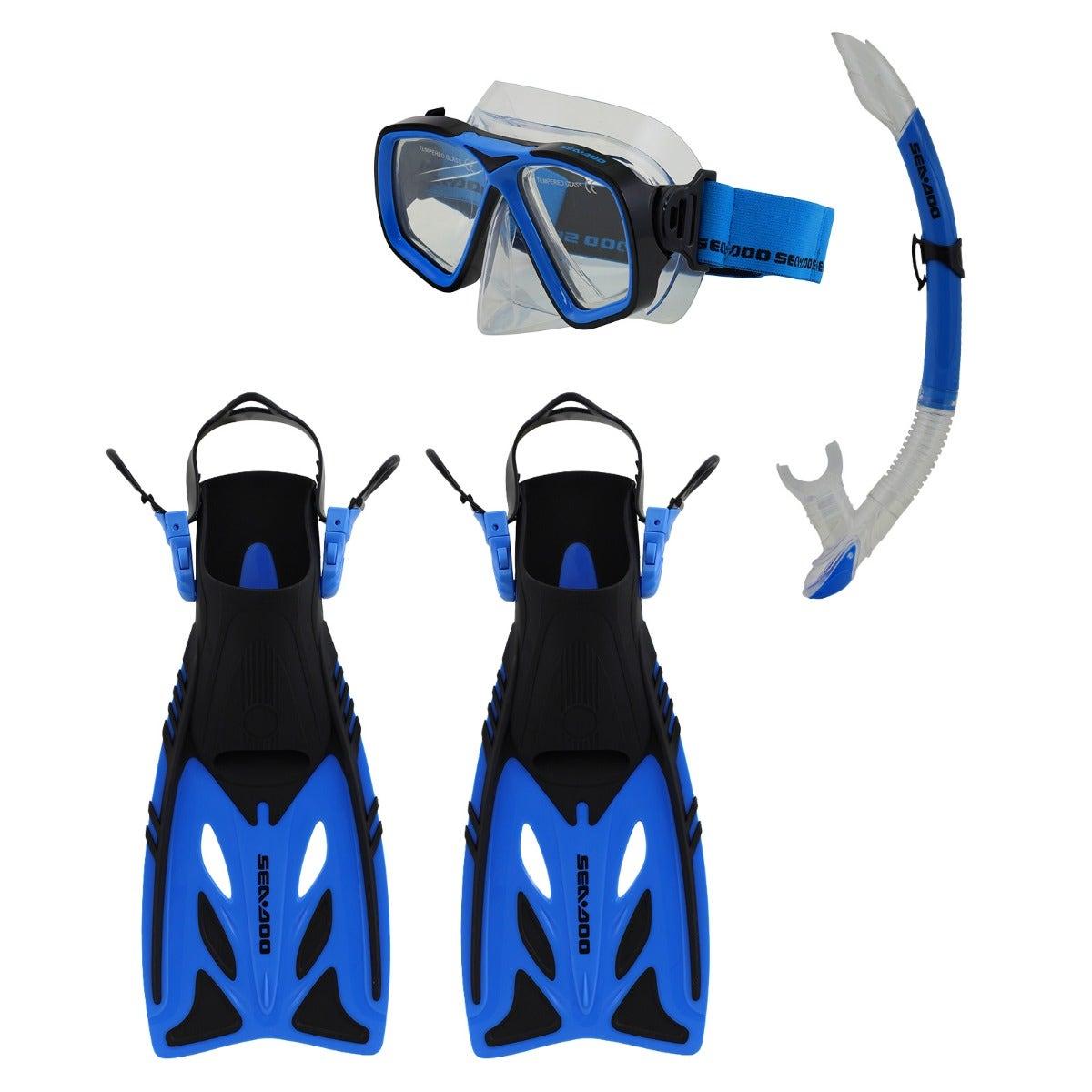 Sea-Doo Junior Mask, Snorkel & Fins Set — photo 5