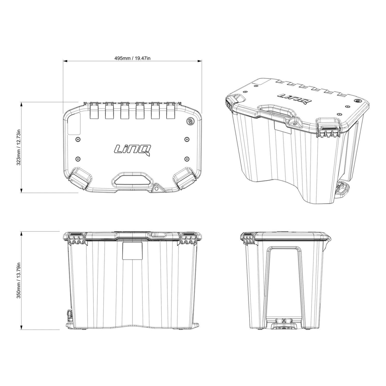 Sea-Doo Boîte cargo modulaire LinQ (30 L) — photo 7