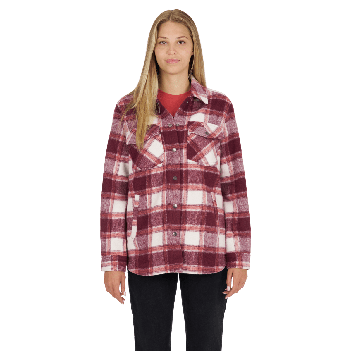 Ski-Doo Women's Plaid Overshirt — photo 2