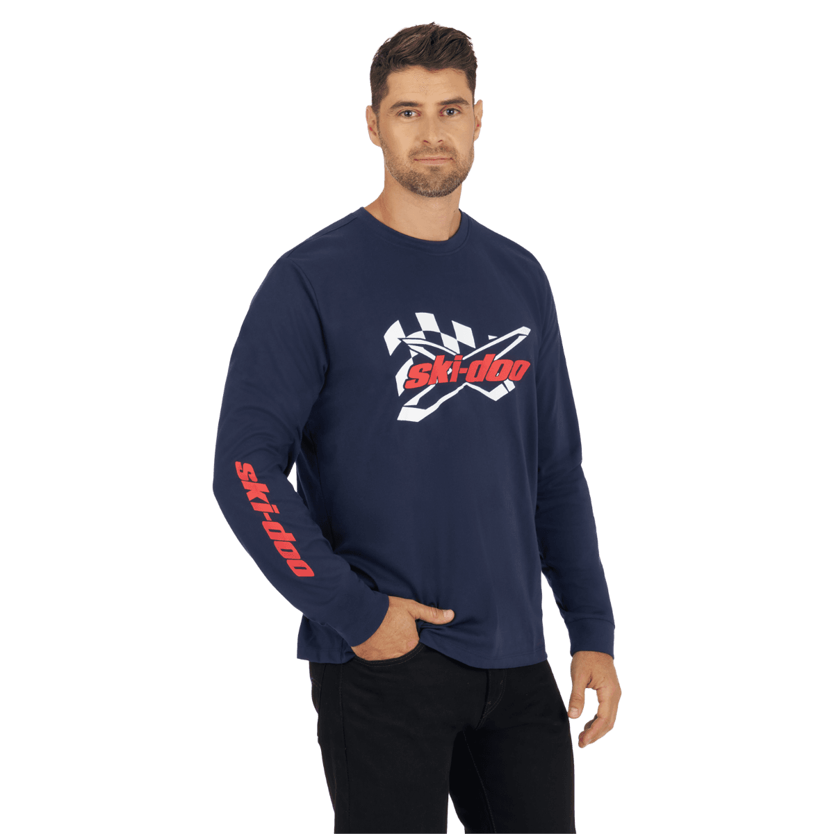 Ski-Doo Men's X-Team Legacy Long Sleeve T-Shirt — photo 4
