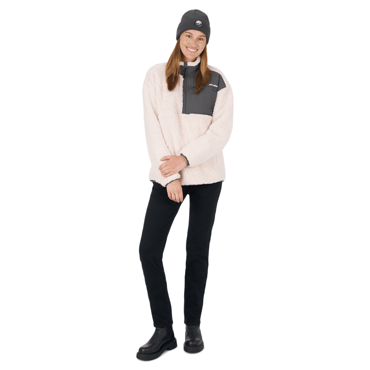 Ski-Doo Women's 1/4 zip Sherpa Fleece — photo 6