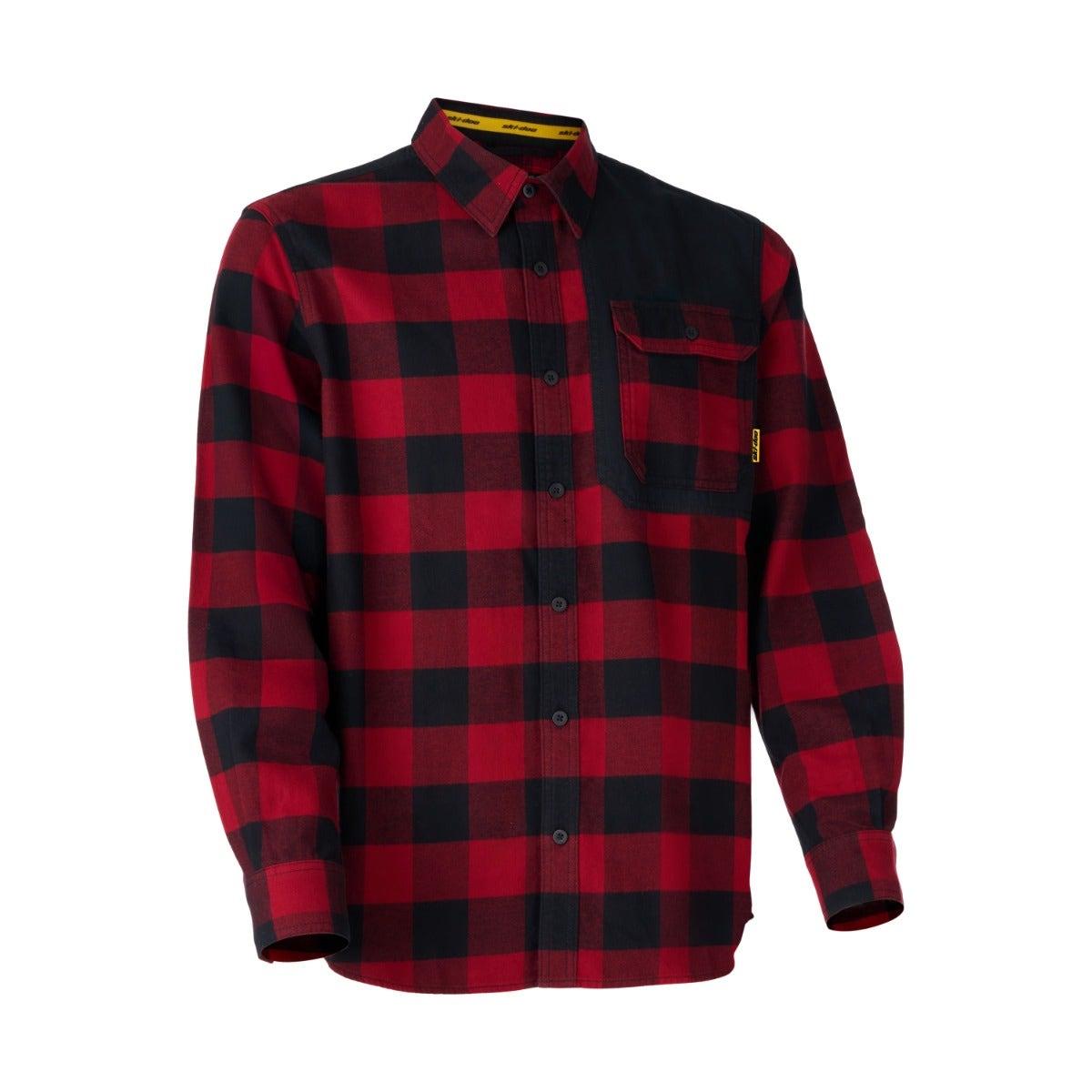 Ski-Doo Men's Buffalo Plaid Flannel Shirt — photo 8