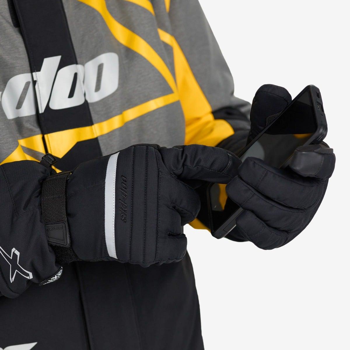 Ski-Doo Unisex Insulated Nylon X-Team Gloves — photo 8