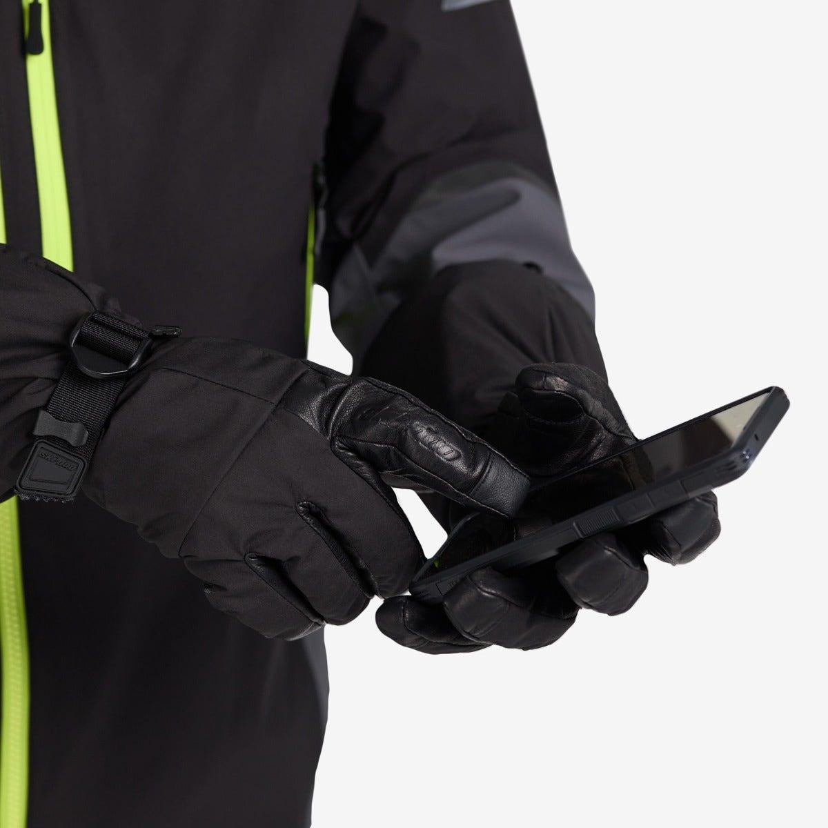 Ski-Doo Unisex Insulated BC Aspect Long Gloves — photo 3