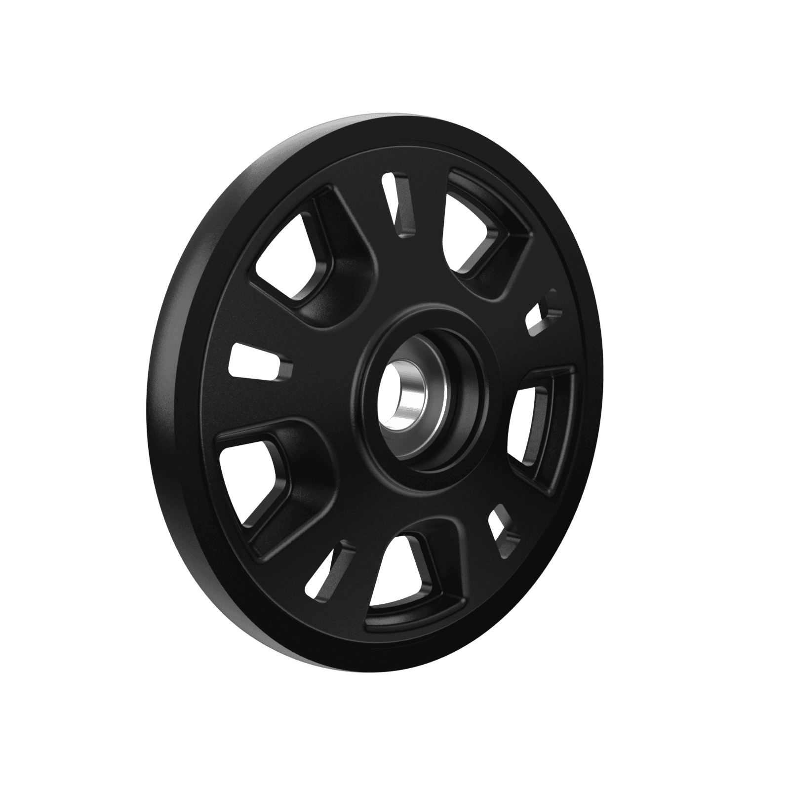 Ski-Doo Deep Black, Wheel Ass'y, 165 mm