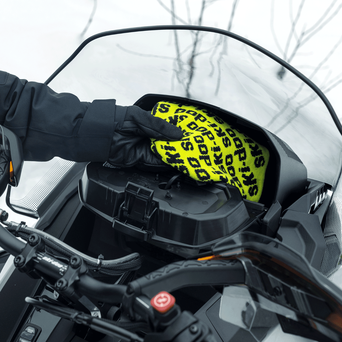 Rallonge de boîte à gants / Ensemble de fixation pour GPS Ski-Doo (5 L) — photo 5