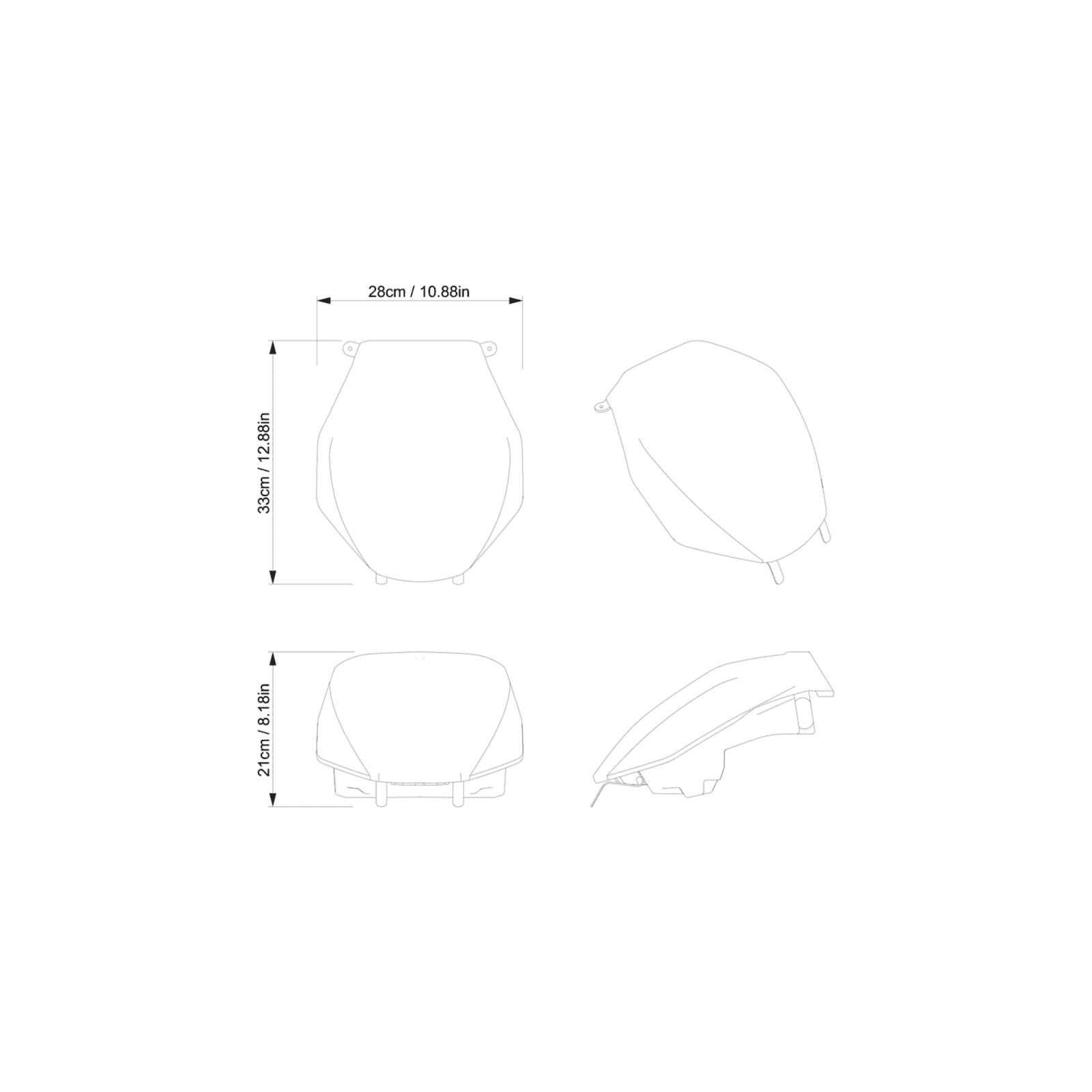 Rallonge de boîte à gants souple Ski-Doo (4,8 L) — photo 3