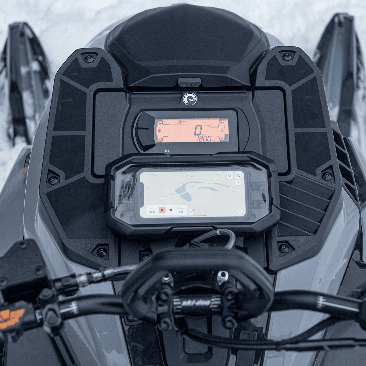 Plaque de fixation pour téléphone portable pour hors-piste Ski-Doo — photo 5
