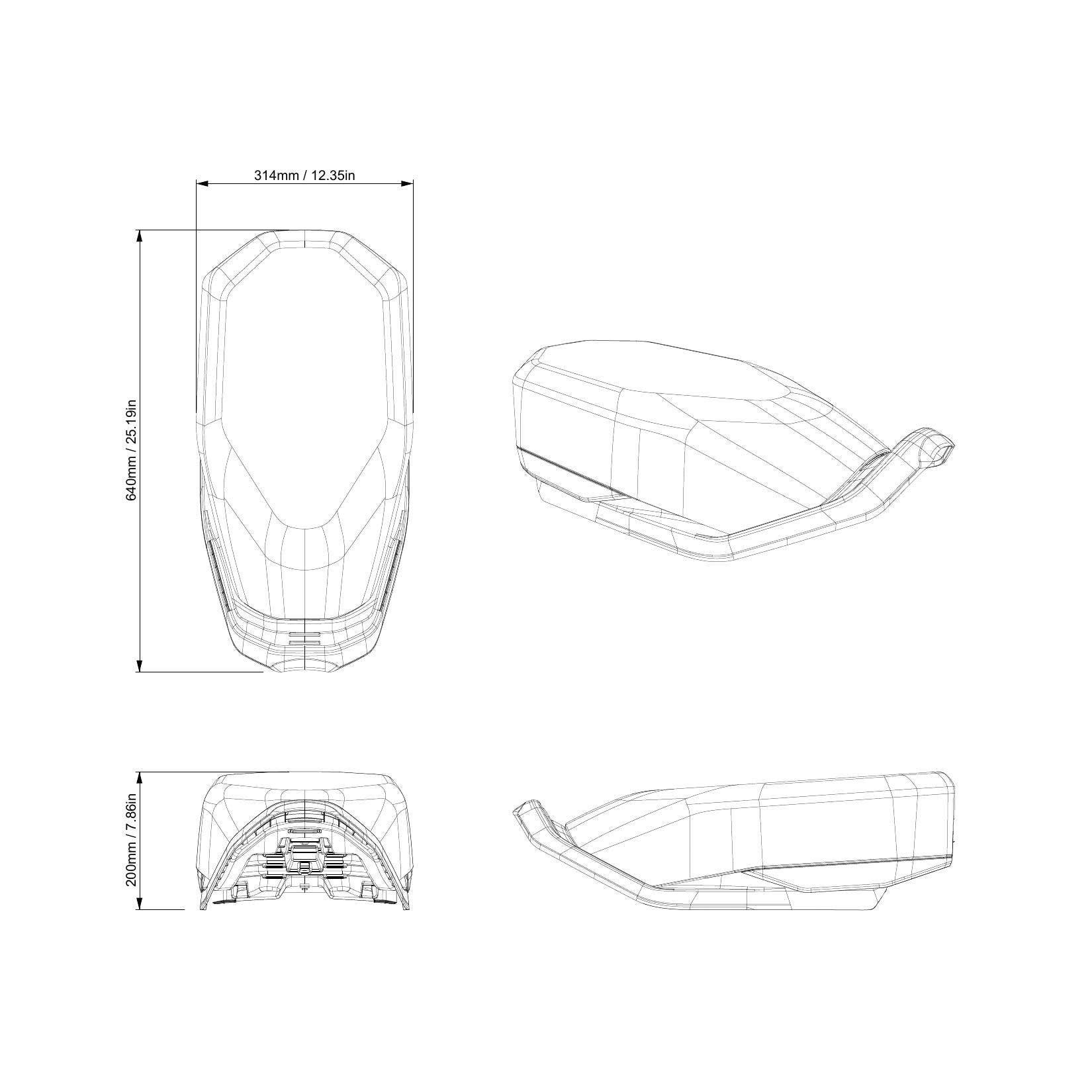 Ski-Doo Siège réglable moyen à haut — photo 3