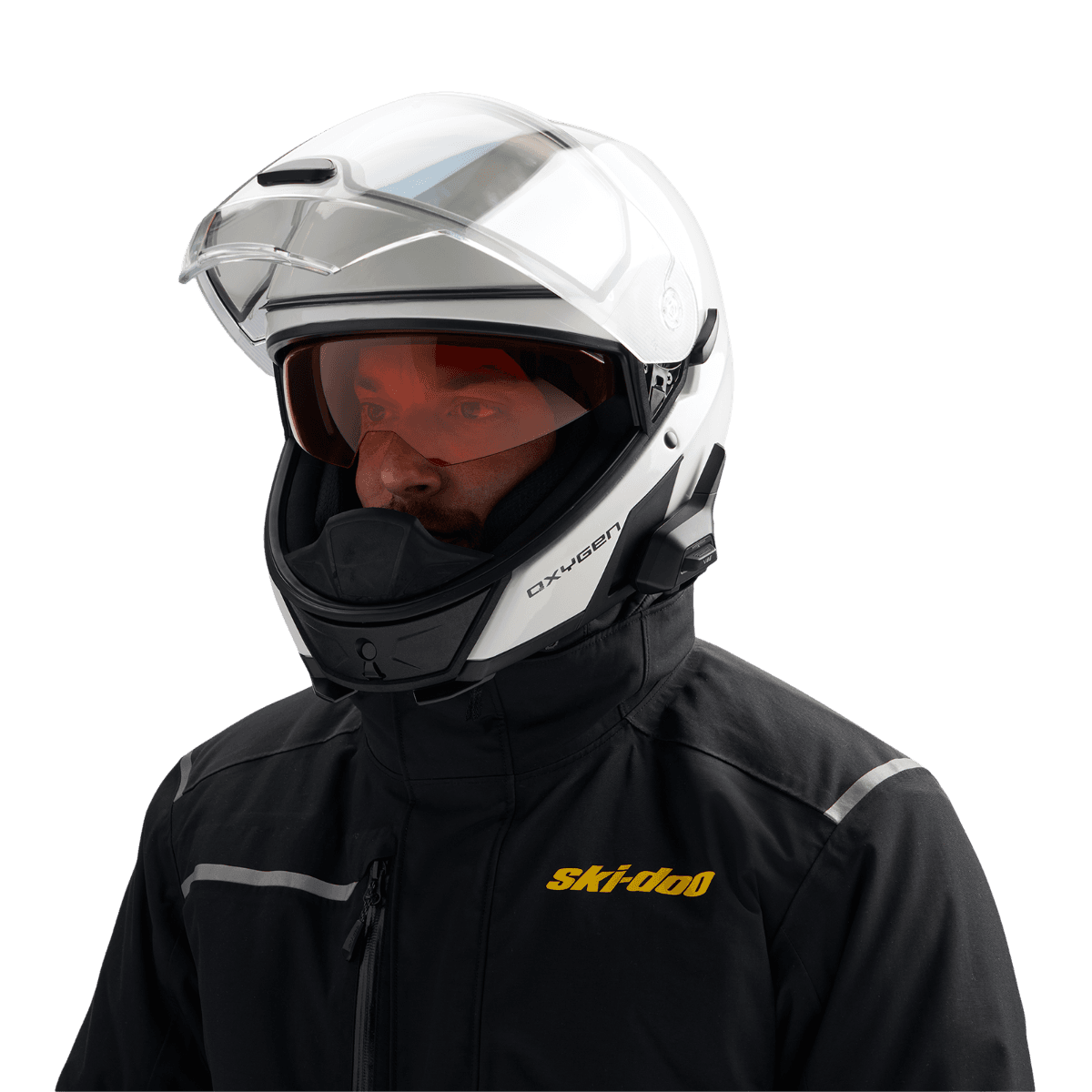 Casque chauffant Ski-Doo Oxygen Flow avec visière électrique (DOT) — photo 4