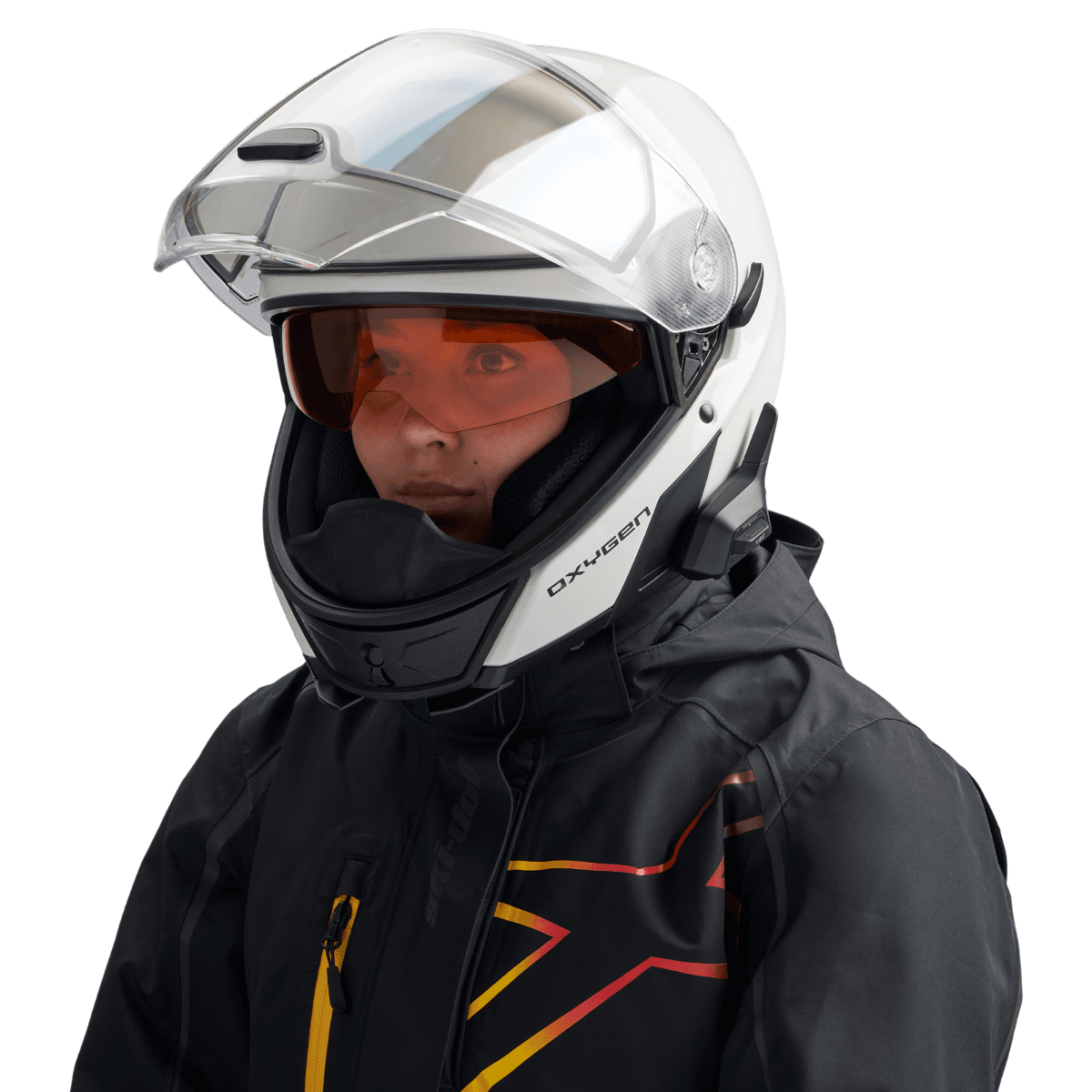 Casque chauffant Ski-Doo Oxygen Flow avec visière électrique (DOT) — photo 5
