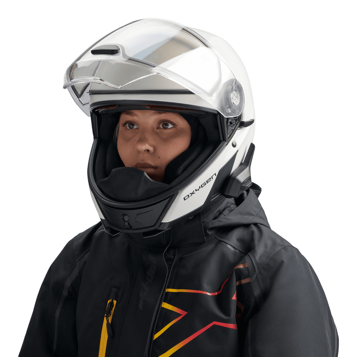 Casque chauffant Ski-Doo Oxygen Flow avec visière électrique (DOT) — photo 7