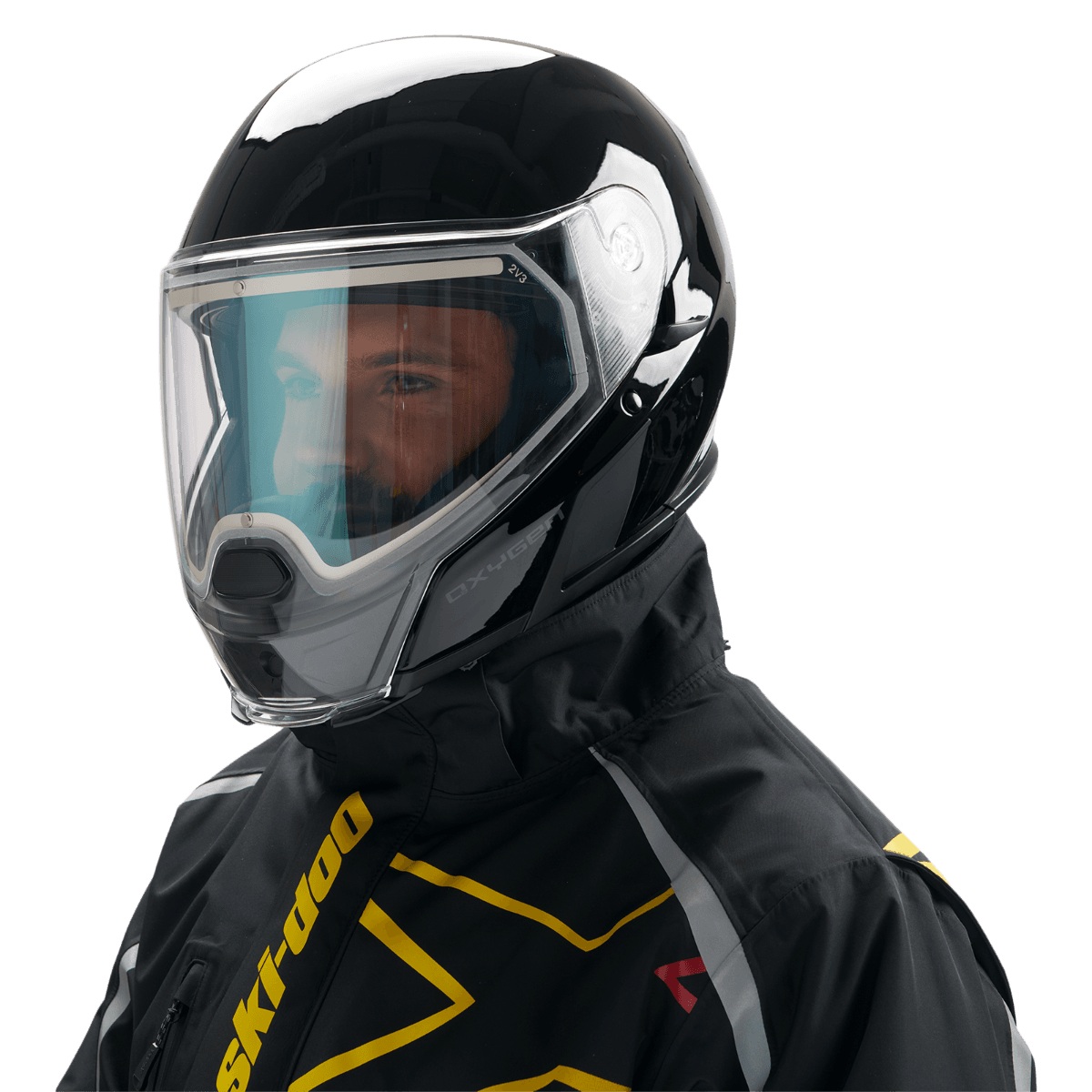 Casque chauffant Ski-Doo Oxygen Flow avec visière électrique (DOT) — photo 7