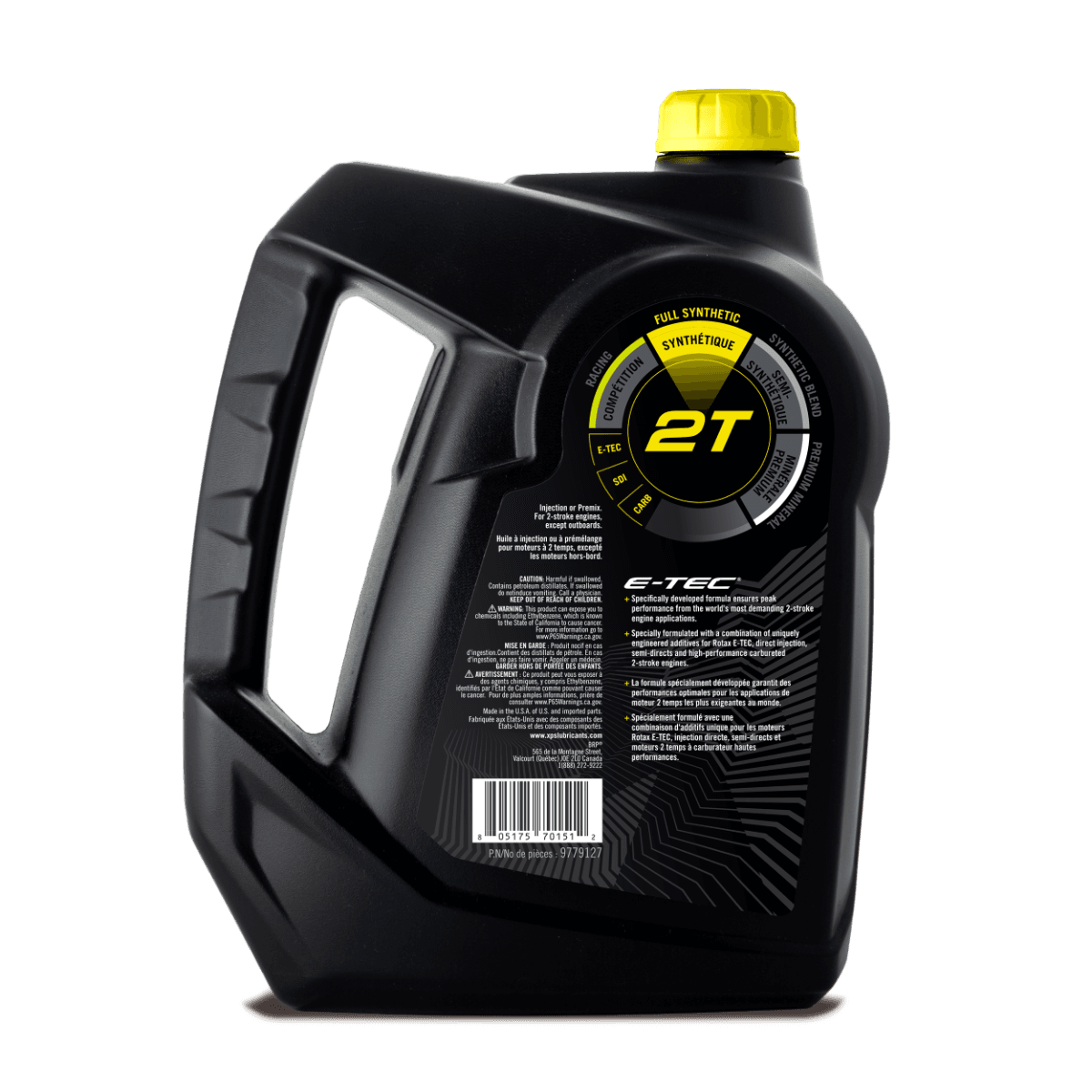 Ski-Doo Huile synthétique E-TEC 2T XPS (3.7 L)* — photo 2