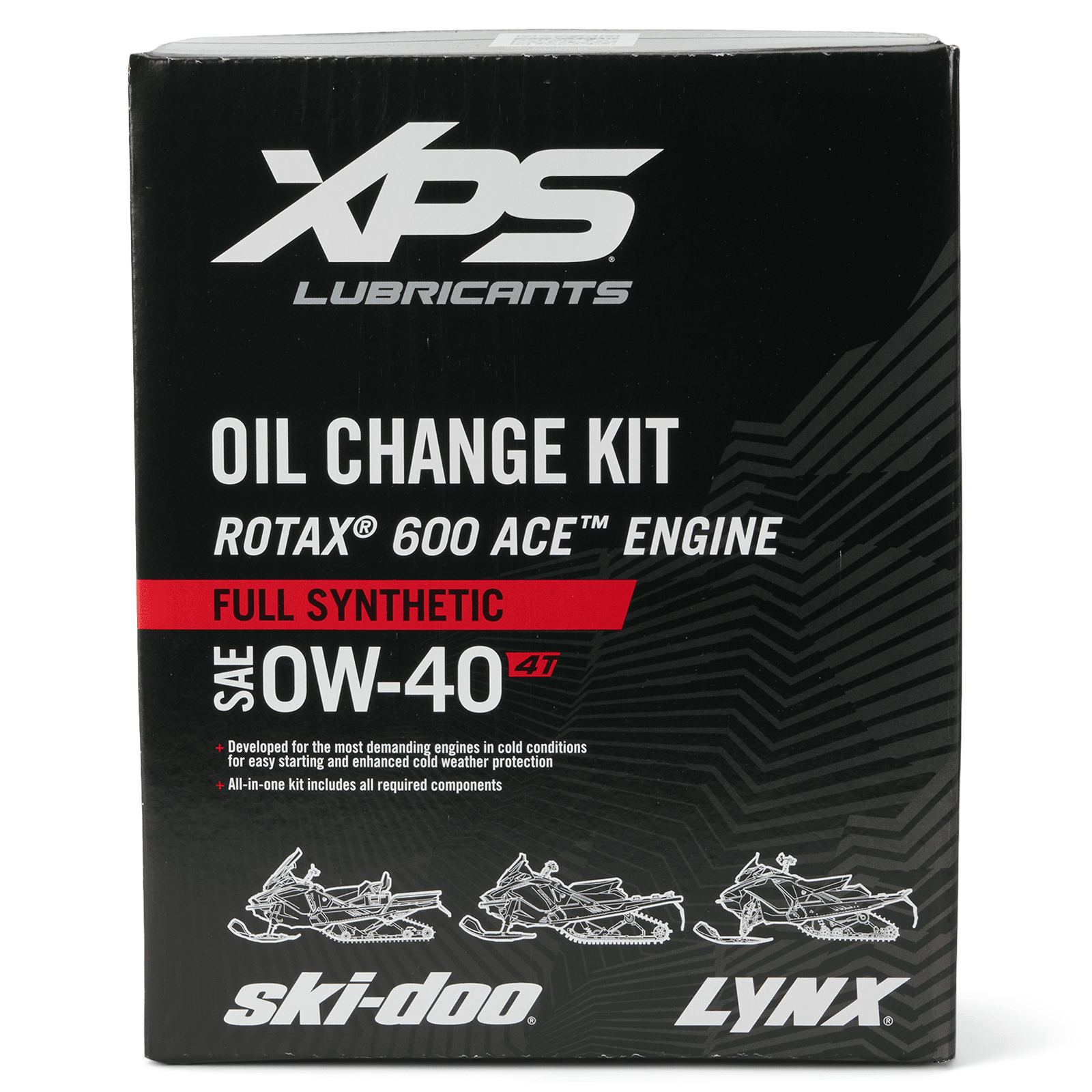 Ski-Doo Ensemble de changement d'huile synthétique 4T 0W-40 XPS pour moteur Rotax 600 ACE*