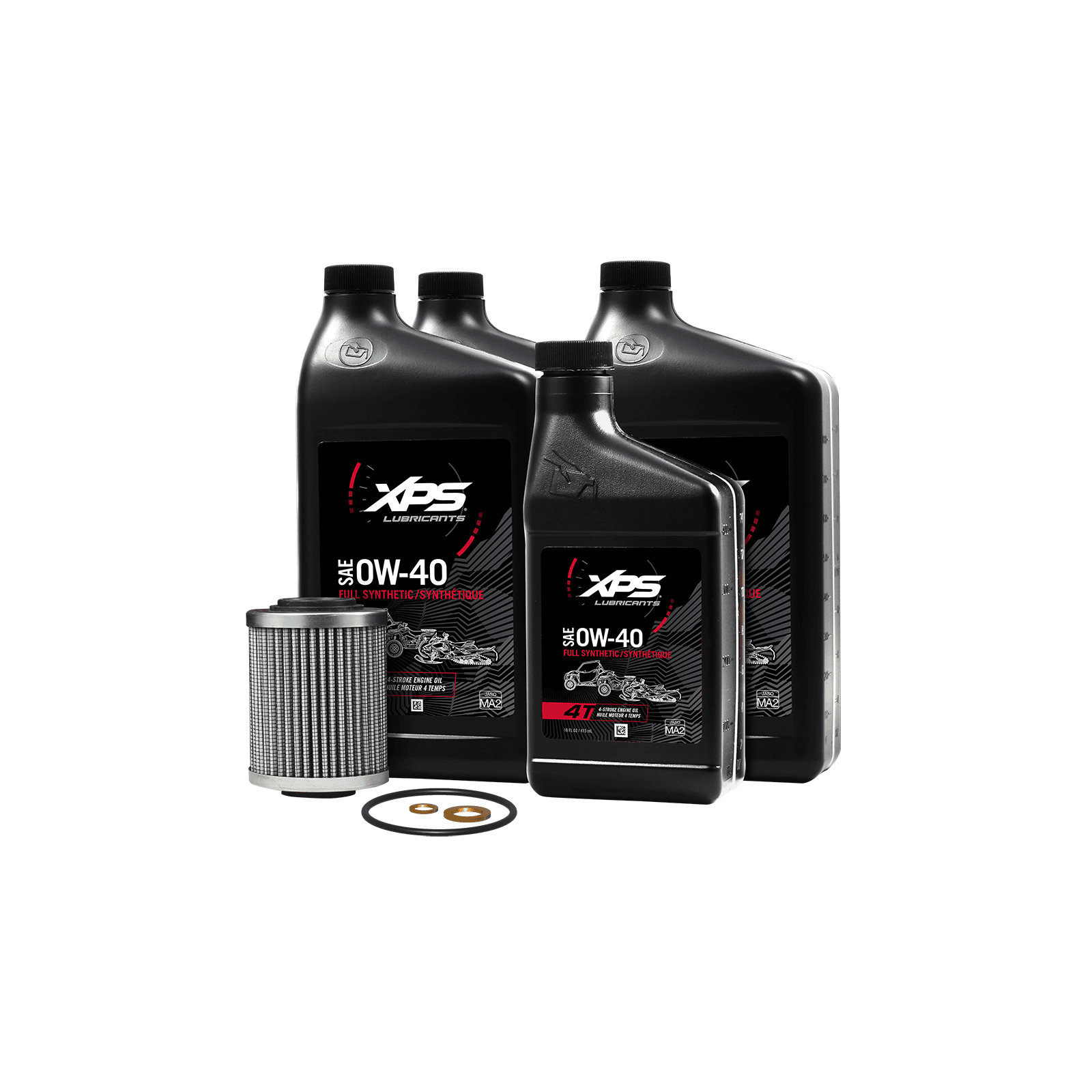 Ski-Doo Ensemble de changement d'huile synthétique 4T 0W-40 XPS pour moteur Rotax 900 ACE* — photo 2