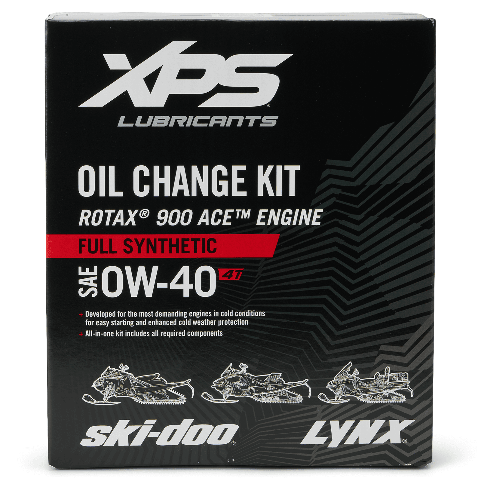 Ski-Doo Ensemble de changement d'huile synthétique 4T 0W-40 XPS pour moteur Rotax 900 ACE*