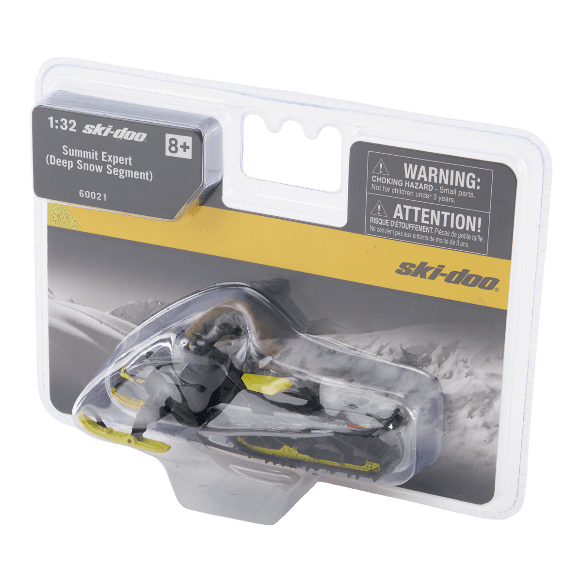 Ski-Doo 1:32 Scale Summit Expert Yellow Snowmobile / Green / Onesize — photo 4