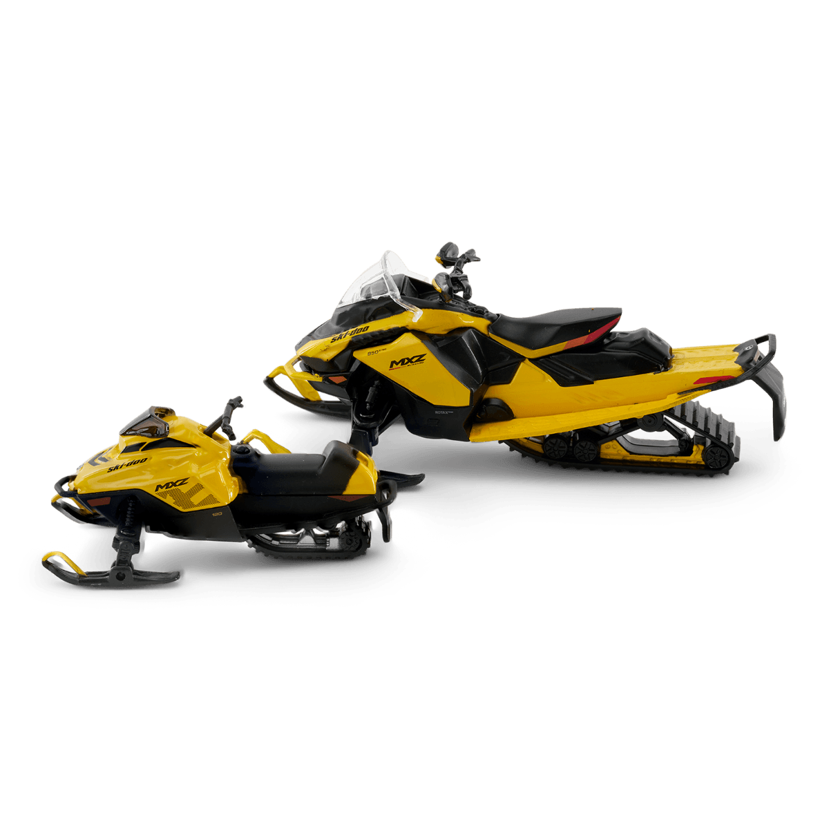 Ski-Doo 1:32 MXZ Blizzard & MXZ 120cc Kid's Yellow Snowmobiles / Yellow / Onesize