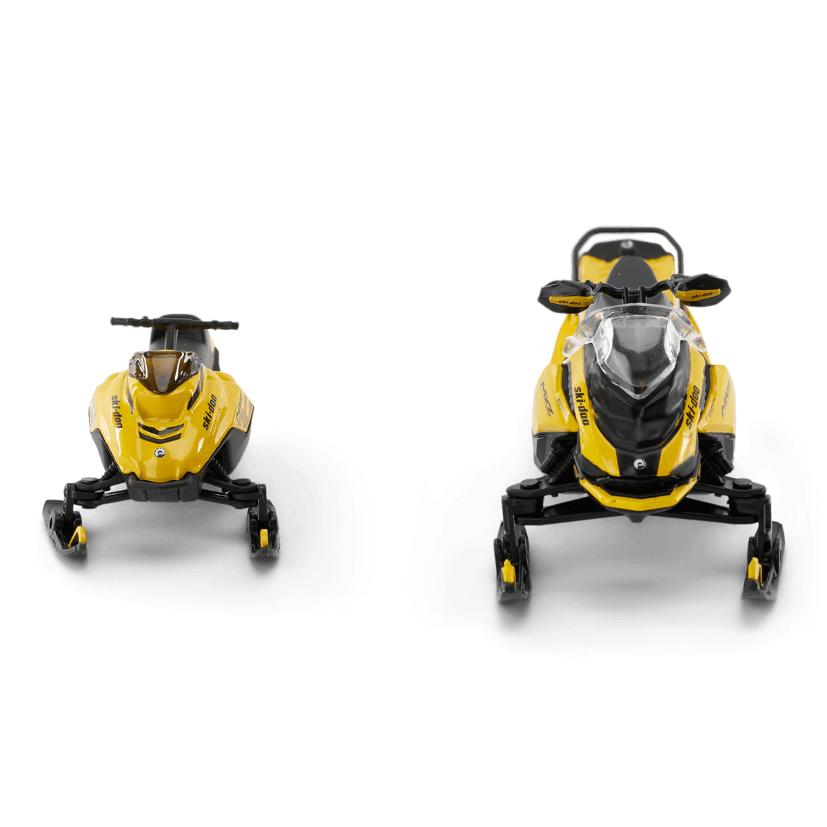 Ski-Doo 1:32 MXZ Blizzard & MXZ 120cc Kid's Yellow Snowmobiles / Yellow / Onesize — photo 2