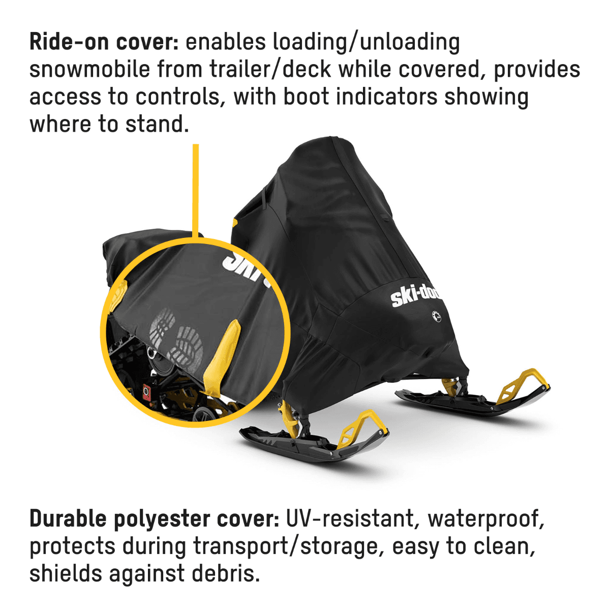 Ski-Doo Ride On Cover (ROC) System REV Gen5 Grand Touring LE and Luxury — photo 7