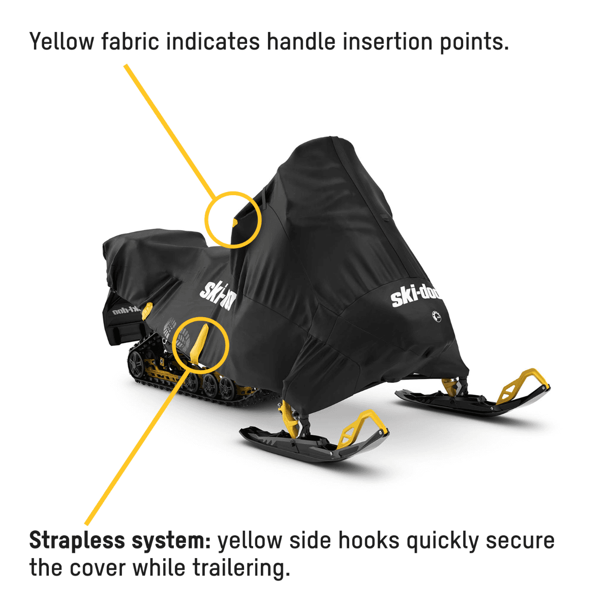 Ski-Doo Ride On Cover (ROC) System REV Gen5 Grand Touring LE and Luxury — photo 8