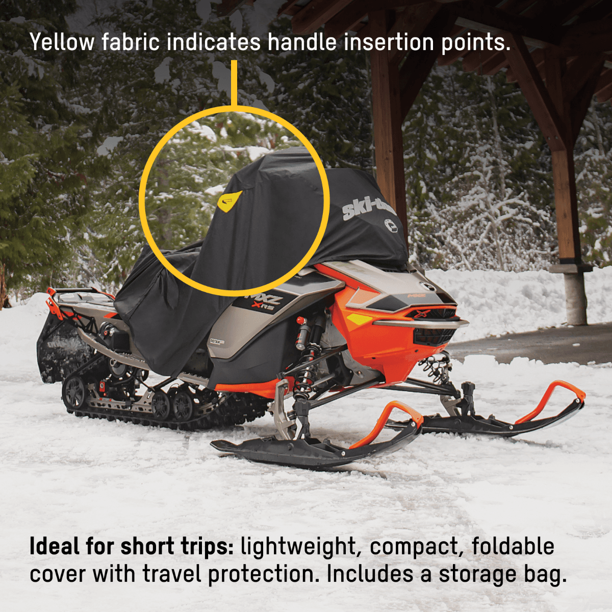 Housse pour motoneige compressible légère Ski-Doo — photo 4