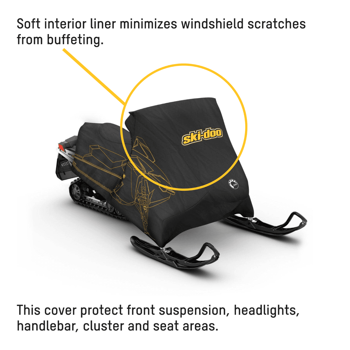 Ski-Doo Intense Rap-Clip Snowmobile Cover — photo 5