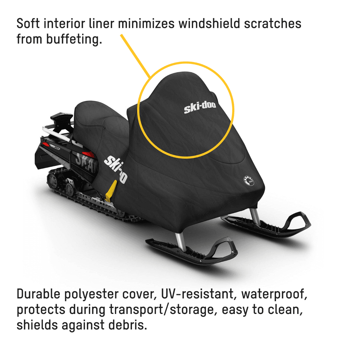 Ski-Doo Intense Rap-Clip Snowmobile Cover — photo 6