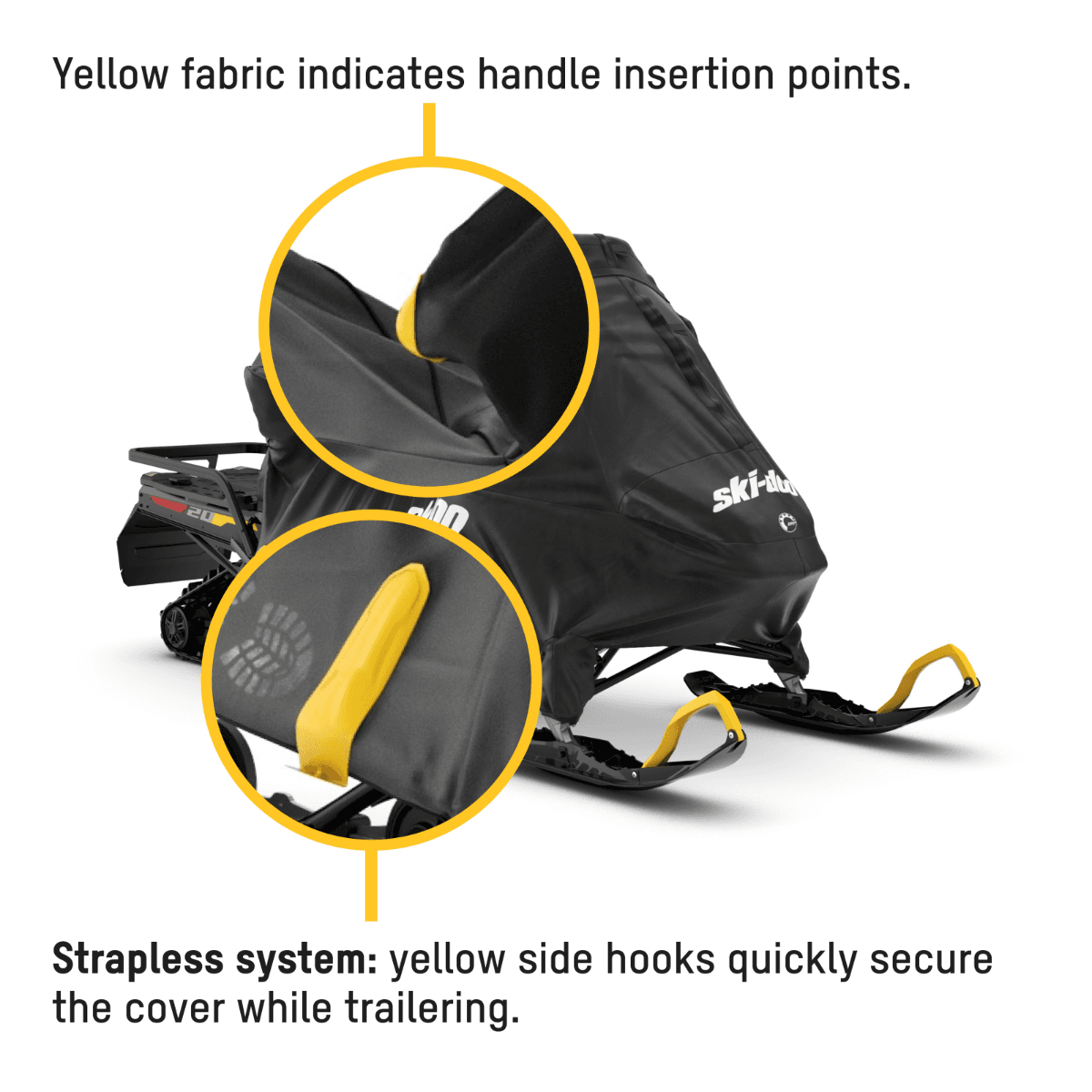 Ski-Doo Ride On Cover (ROC) System With Rap-Clip — photo 2