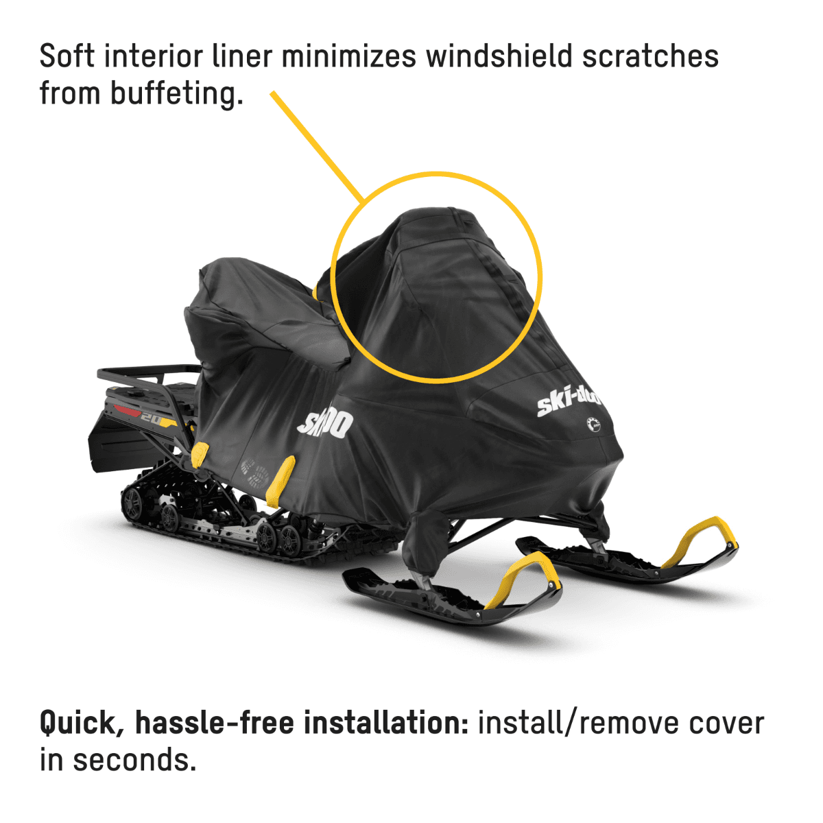 Ski-Doo Ride On Cover (ROC) System With Rap-Clip — photo 8