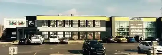 The exterior of a Contant.ca dealership